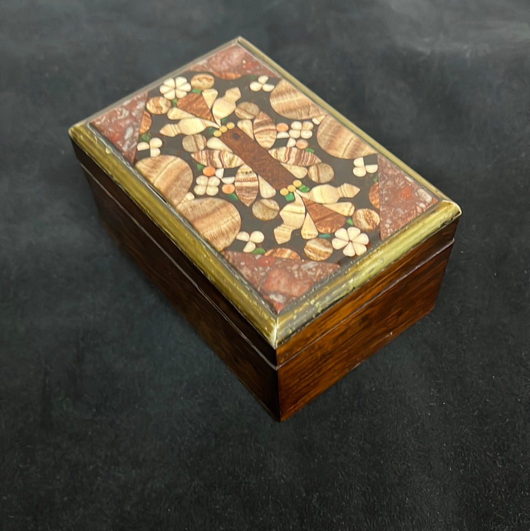 Pietra Dura Small Rectangular Box