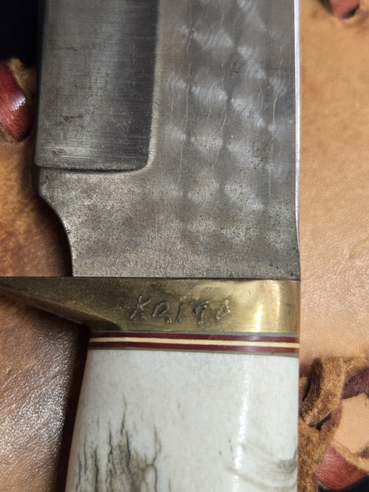 Vintage KEN RICHARDSON CUSTOM Antler Handle