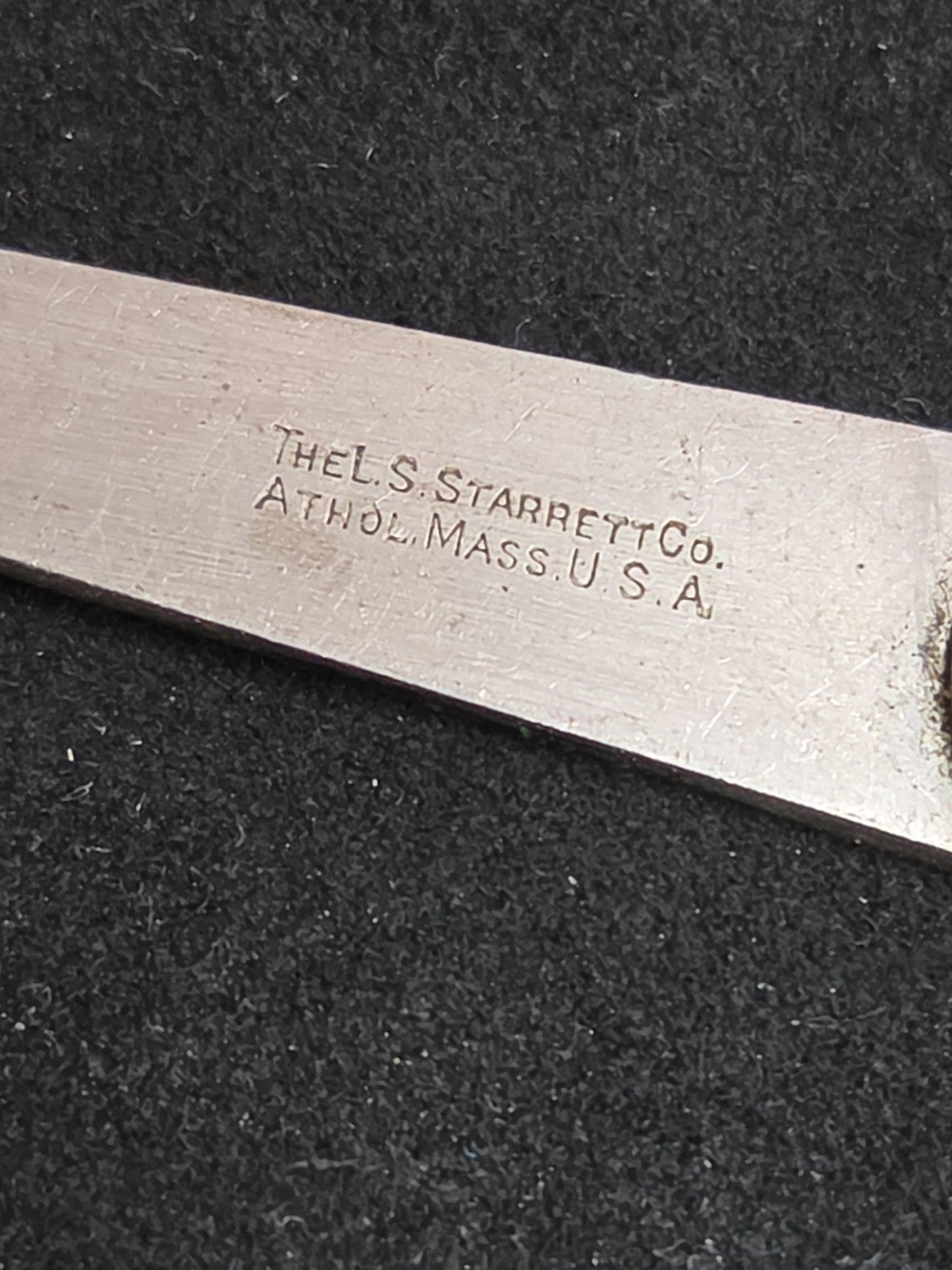 Vintage Starrett No 42 Lock Joint Hermaphrodite Caliper Machinist Odd Leg Tool