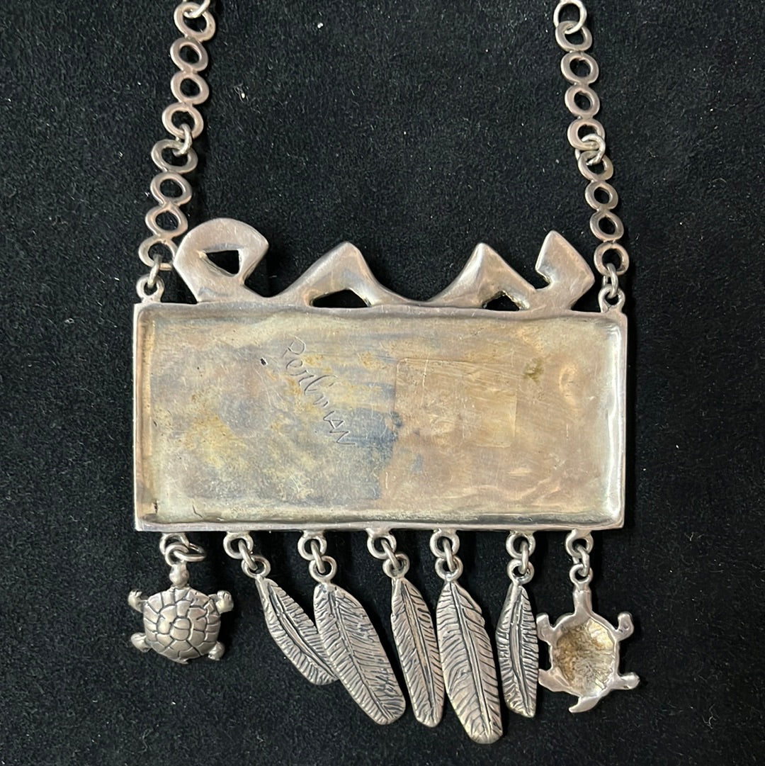 Judy Perlman Sterling Signed Necklace