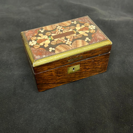 Pietra Dura Small Rectangular Box