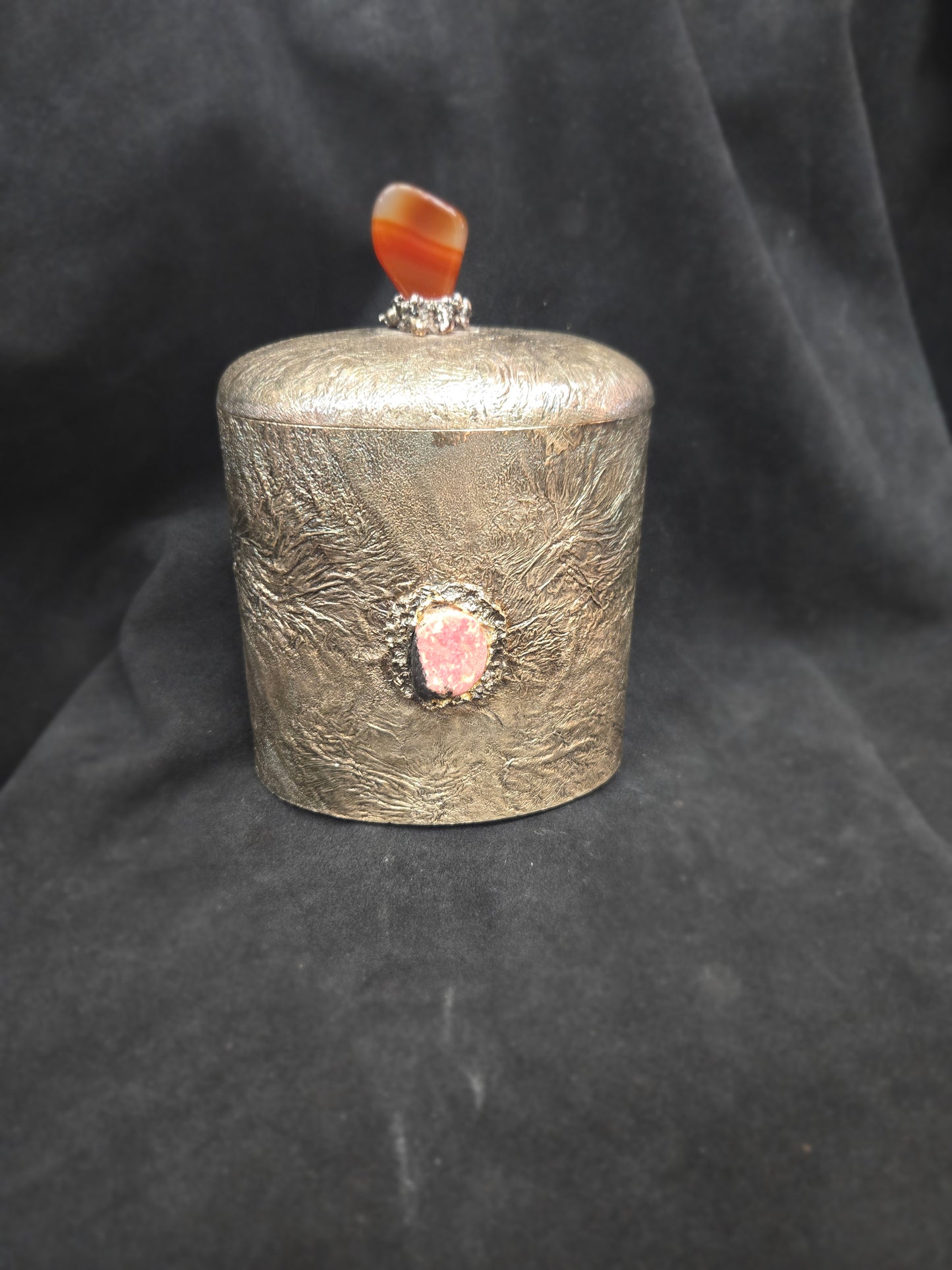 Topazio Sterling Silver Canister