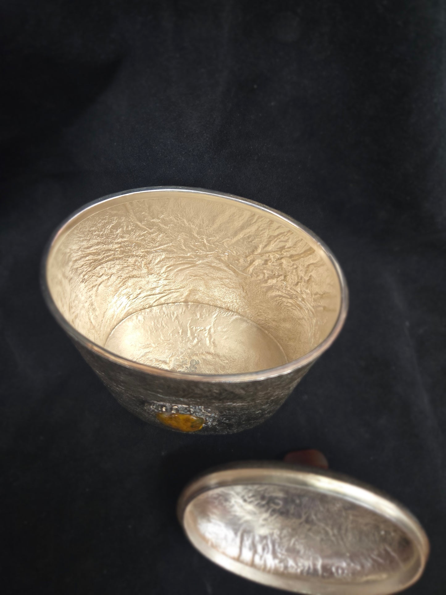 Topazio Sterling Silver Canister