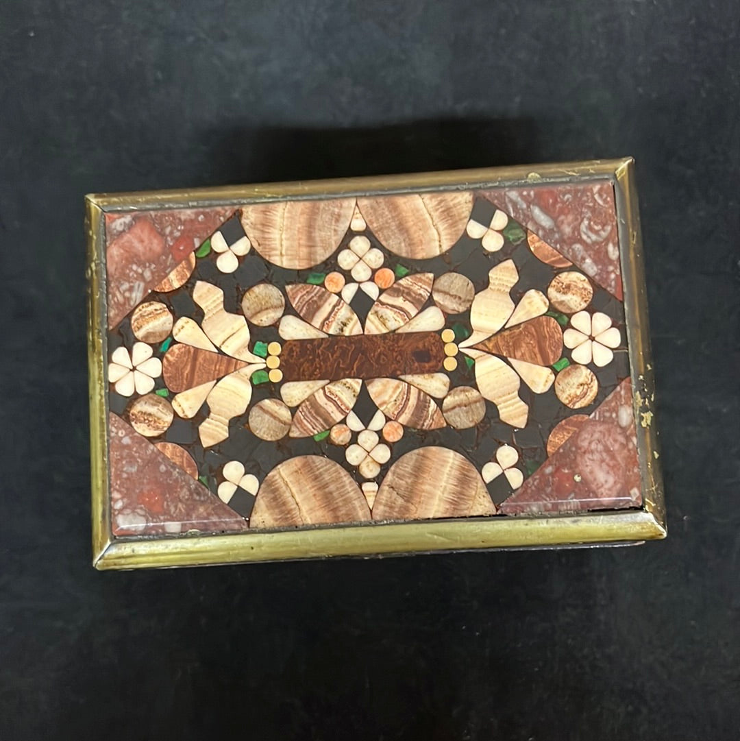 Pietra Dura Small Rectangular Box