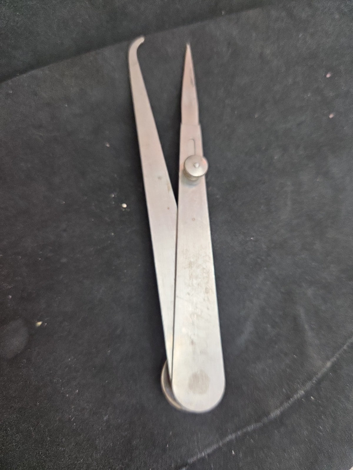 Vintage Starrett No 42 Lock Joint Hermaphrodite Caliper Machinist Odd Leg Tool