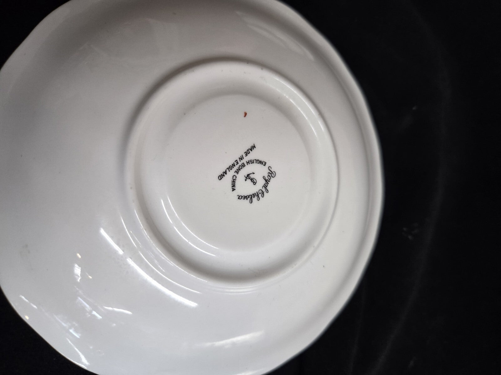Tea Cup - Royal Chelsea England Bone China Turquoise & Gold Bird of Paradise