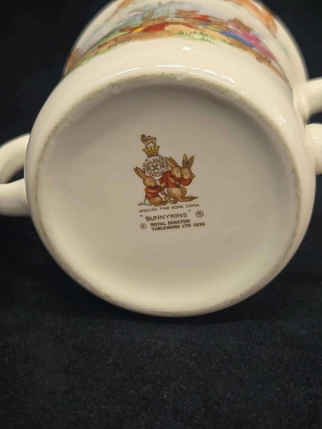 Royal Doulton Bunnykins Double-Handled Child's Mug English Fine Bone China