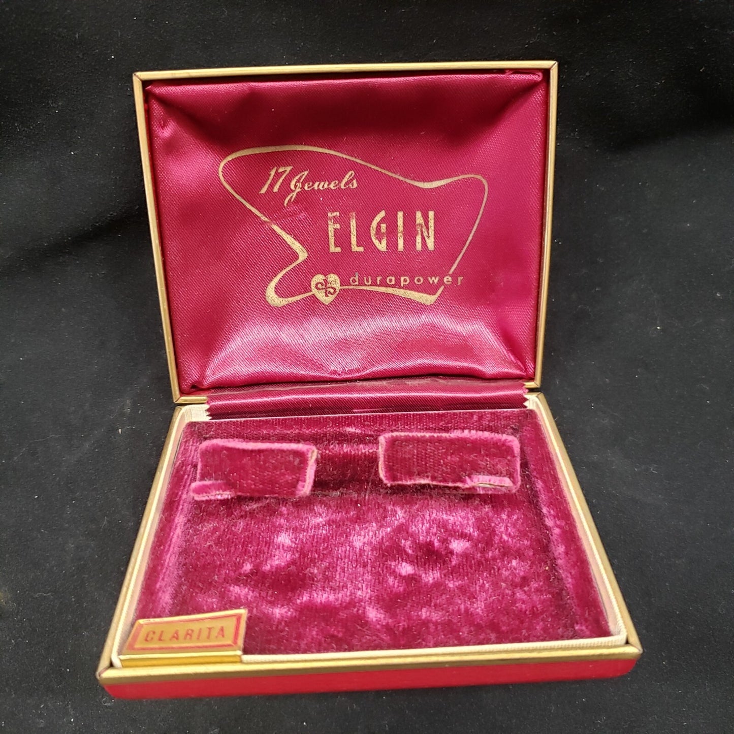 Vintage Original Box for Elgin 17j Durapower Watch---Box Only