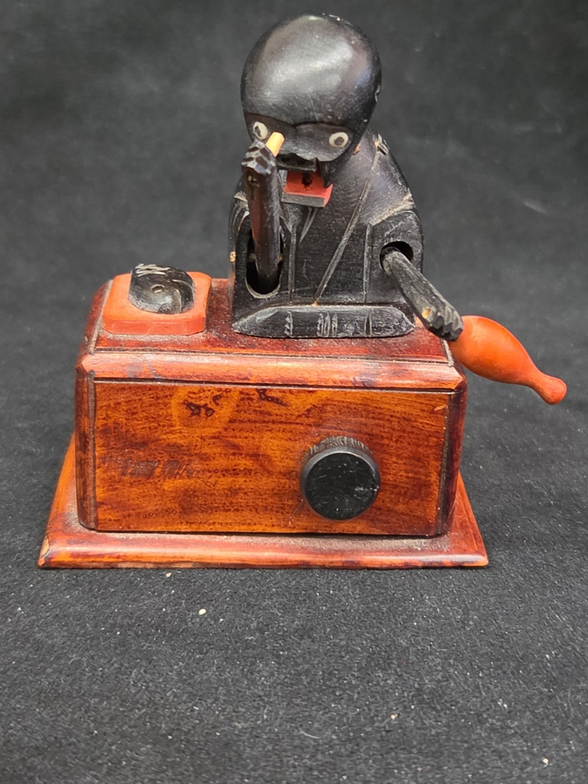 Kobe Karakuri Doll Drunkard Handmade Mechanical Wooden Doll Japan