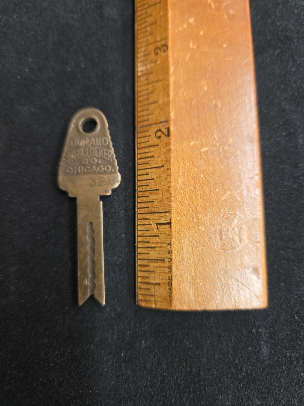 Vintage  Locker Key Durand Steel Locker Co. Chicago
