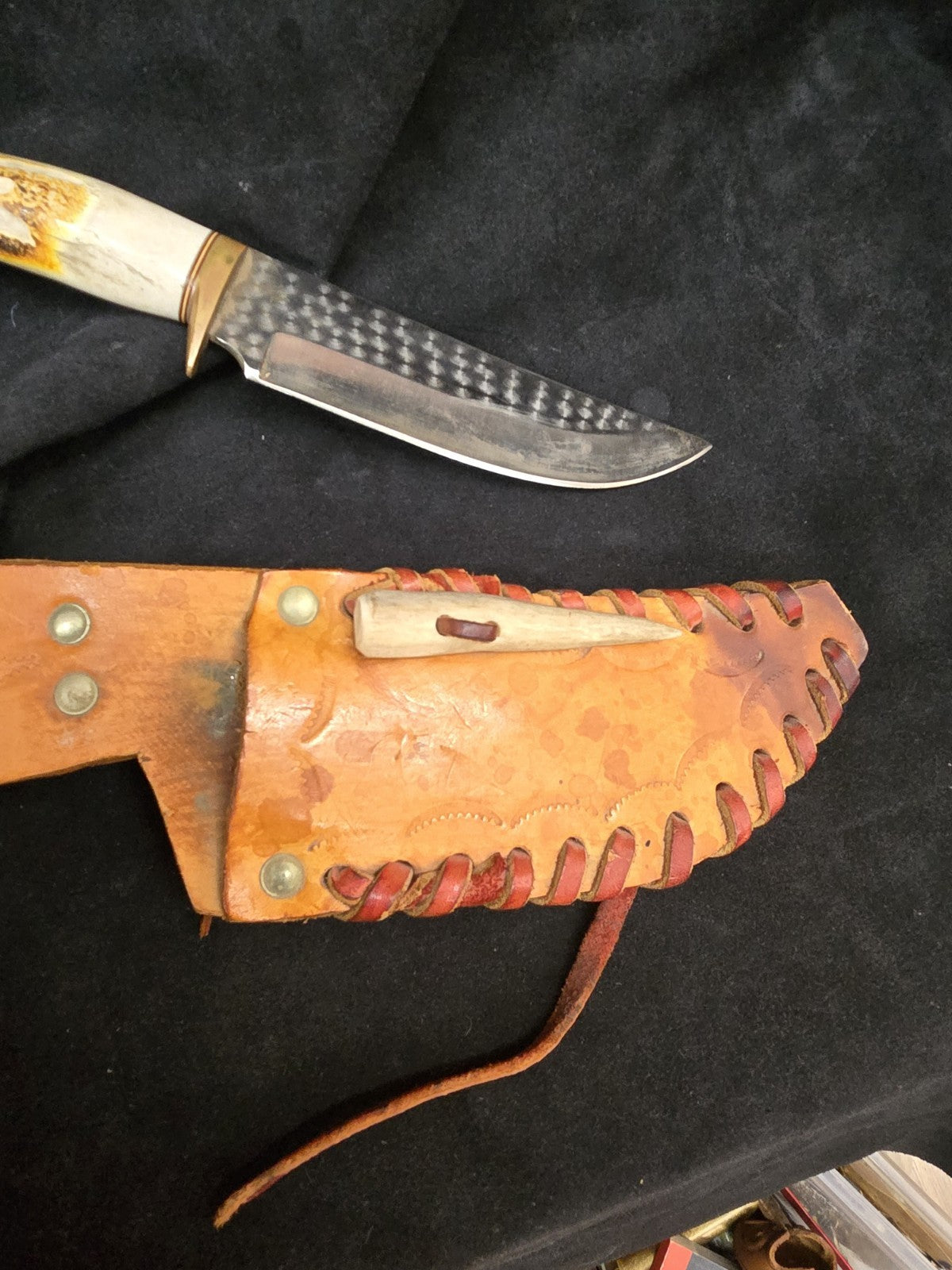 Vintage KEN RICHARDSON CUSTOM Antler Handle