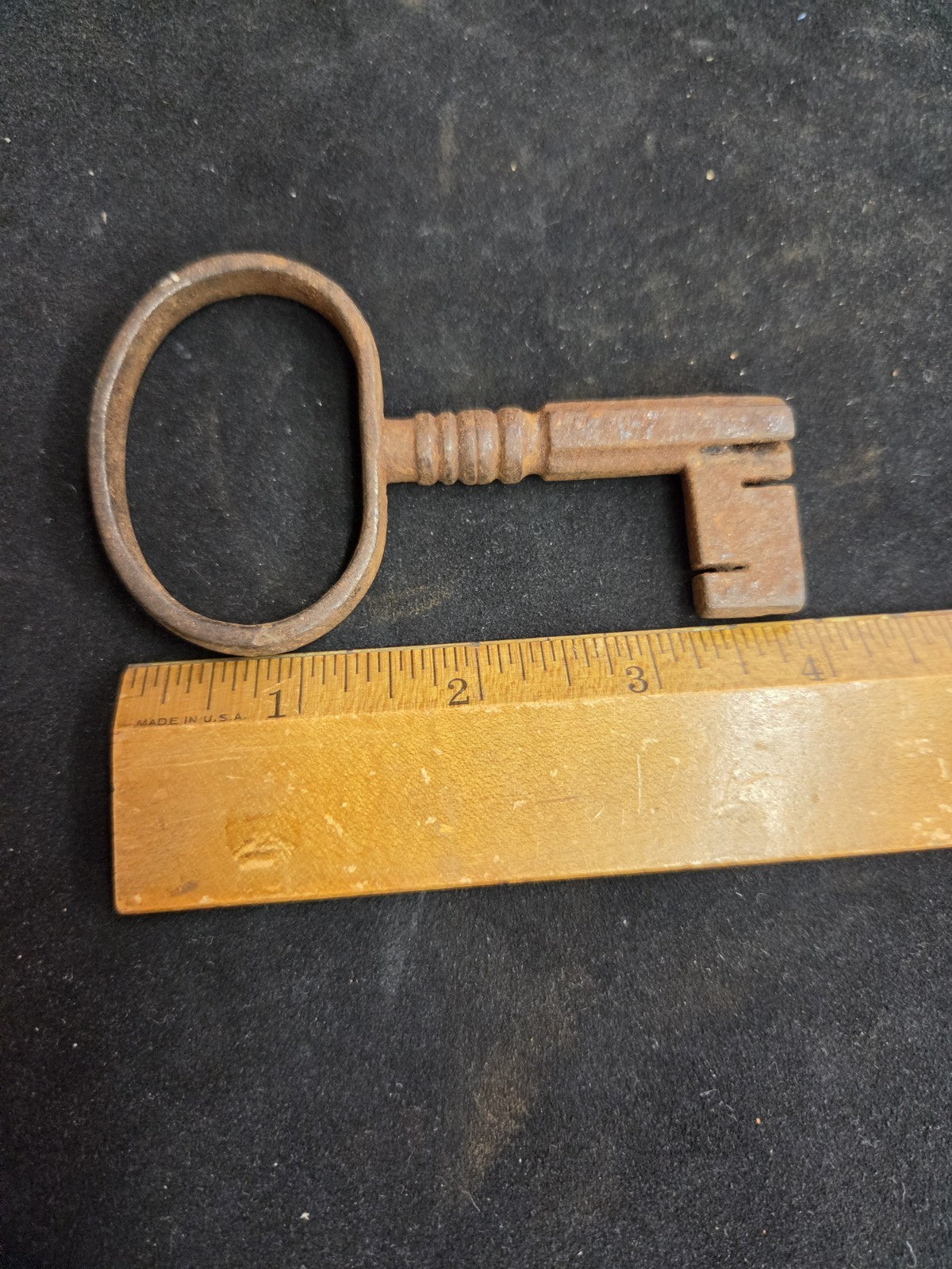 18th Century Castle Church Cast Iron Key Warded