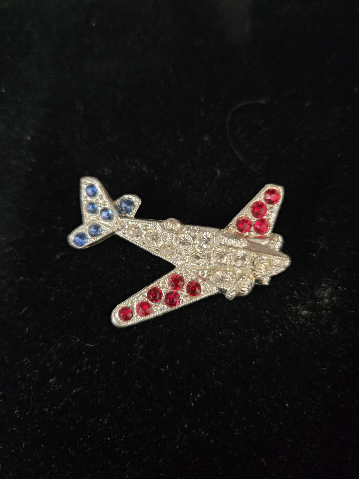 Vintage WWII Airplane Brooch Sweetheart