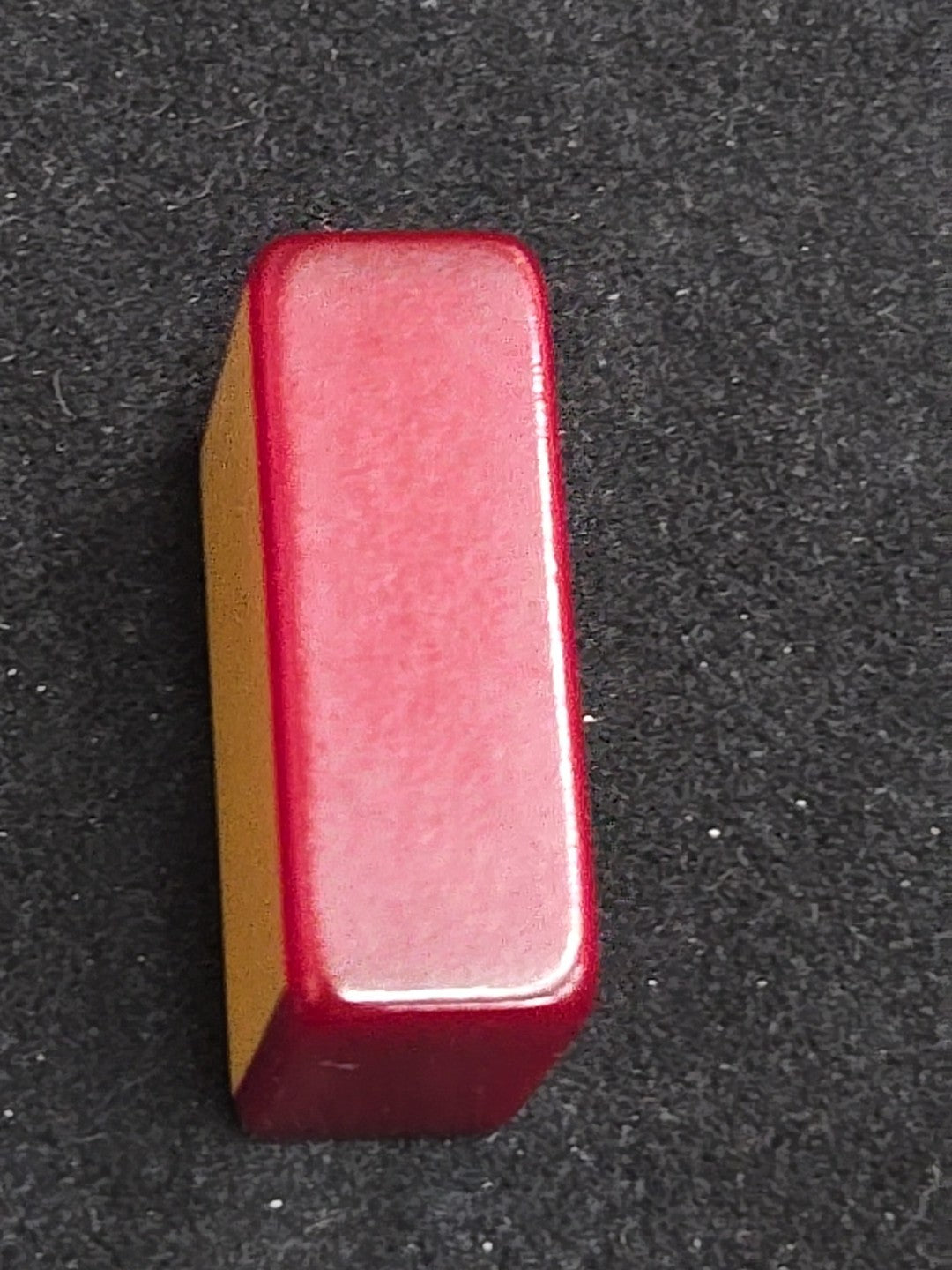 Enrobed Burgundy Mahjong Tile Replacement | Red Dragon