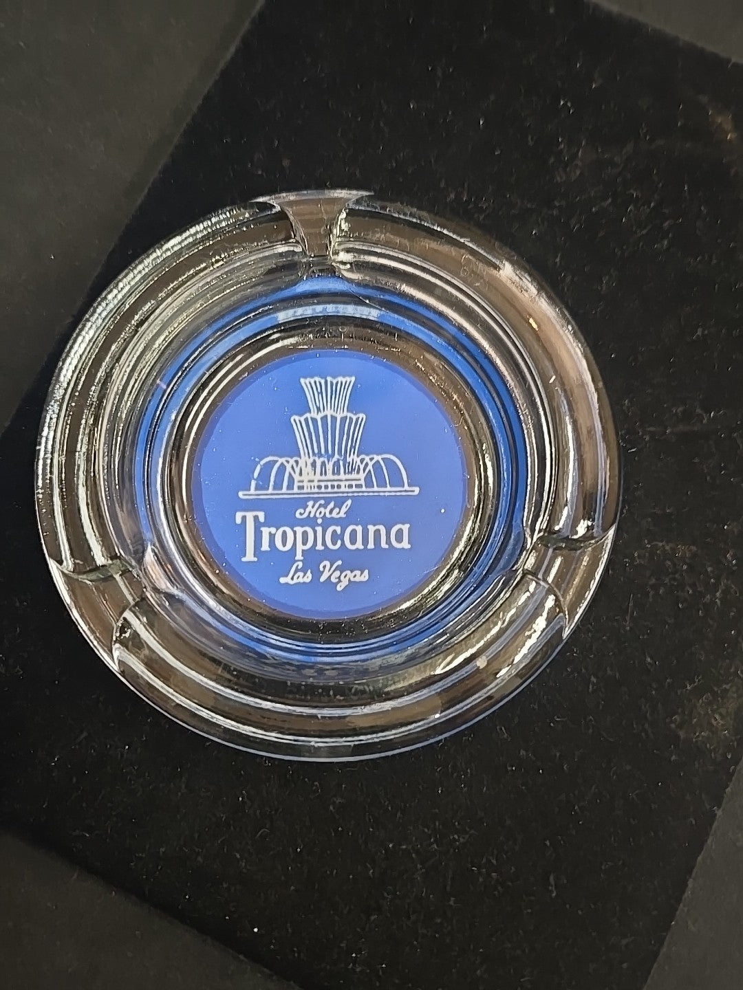 Vintage Tropicana Hotel Las Vegas Ashtray Glass MCM