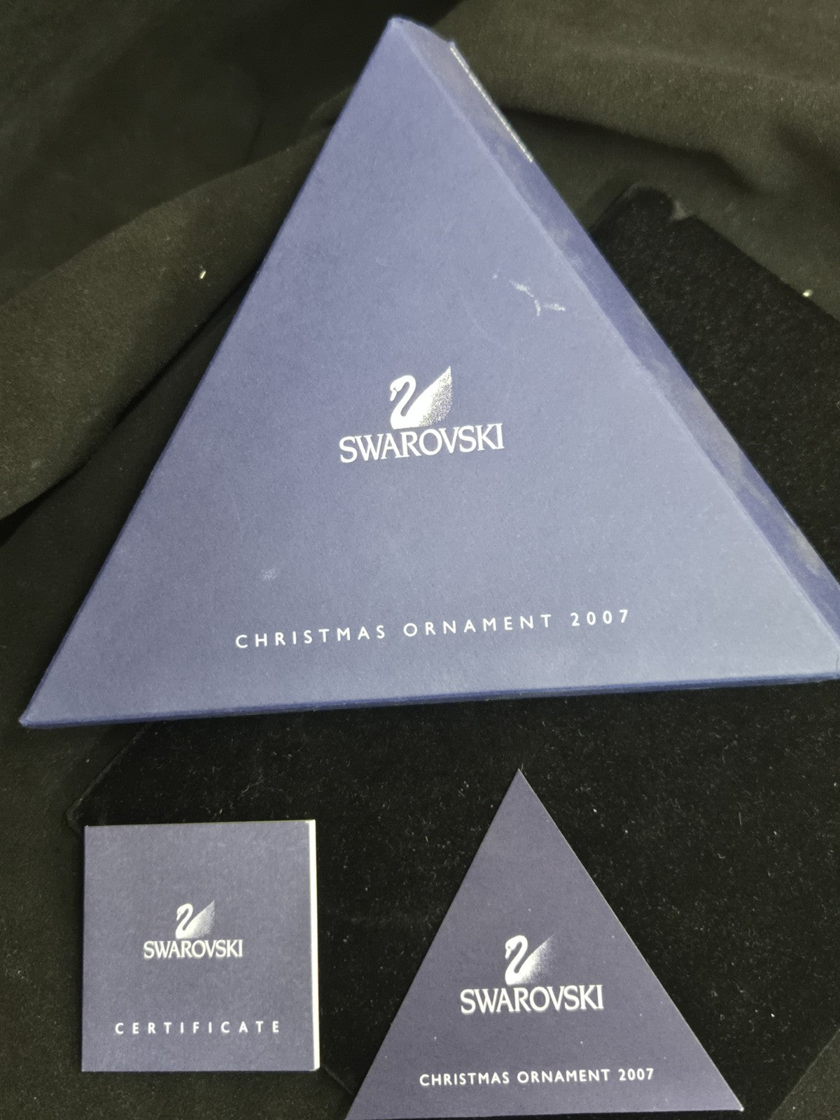 Swarovski 2007 Annual Christmas Ornament Crystal Snowflake MIB w/ COA