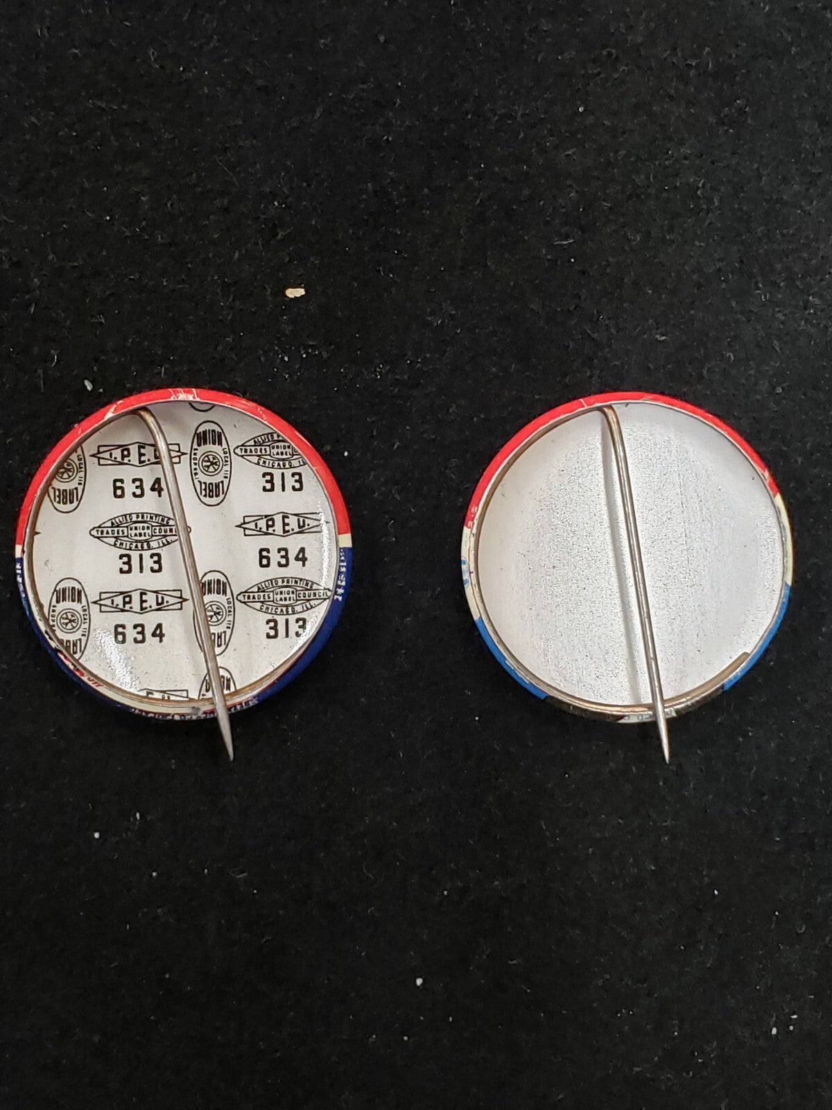 John Kennedy JFK Presidential Campaign Pins (2)