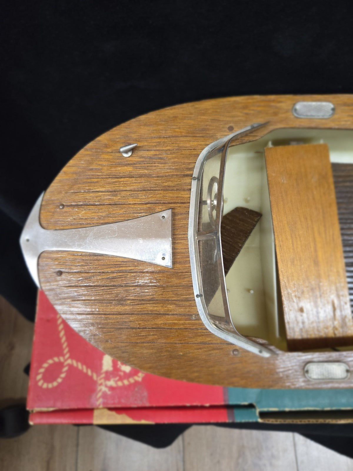 1956 K&O Scott Atwater 33 HP Toy Electric Outboard Motor Fleet Line Dolphin