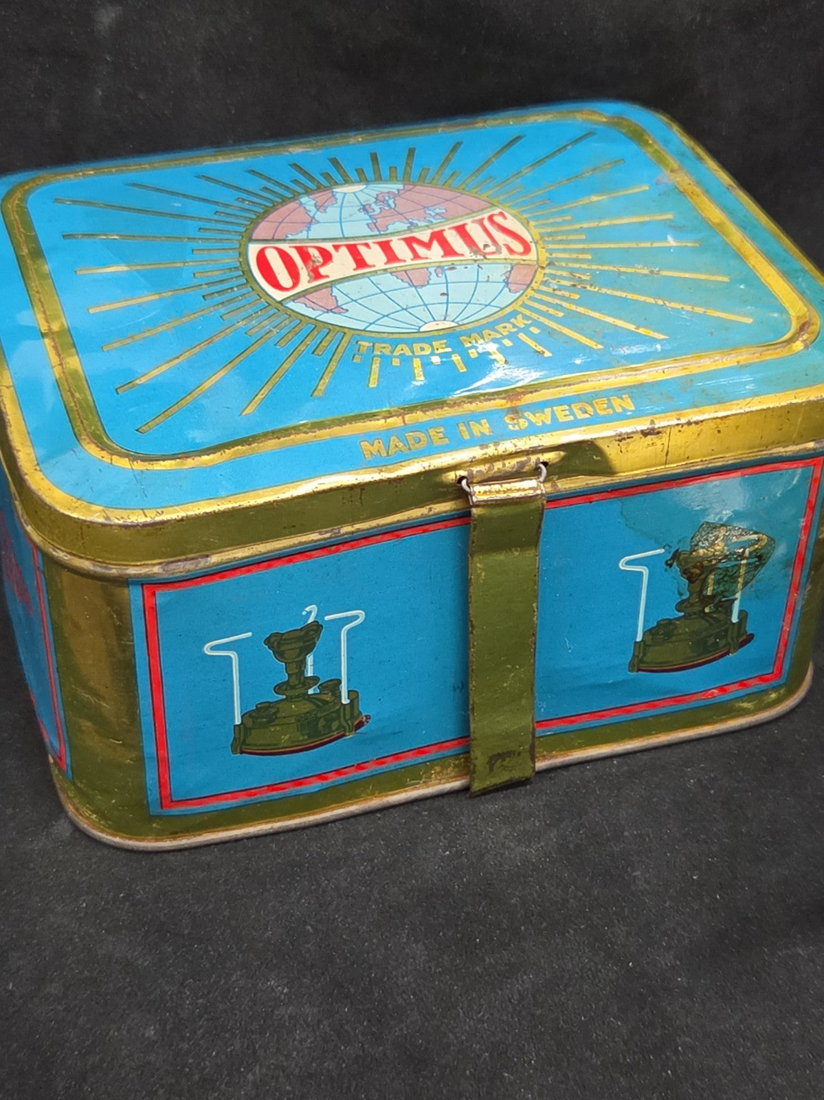 1950's Optimus No. 00 Chrome Plated Camping Stove Untested
