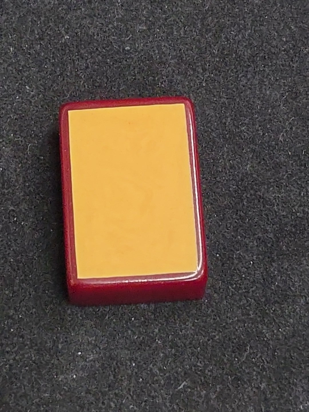 Enrobed Burgundy Mahjong Tile Replacement | Red Dragon