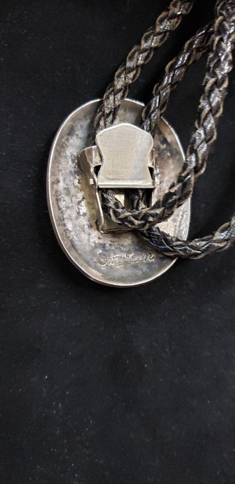 Vintage Emerson Bill Sterling Bolo Tie