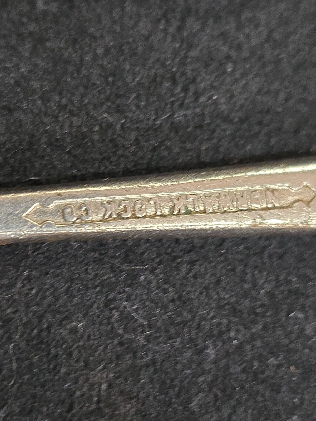 Antique Skeleton Key Norwalk Lock Co. Solid Barrel