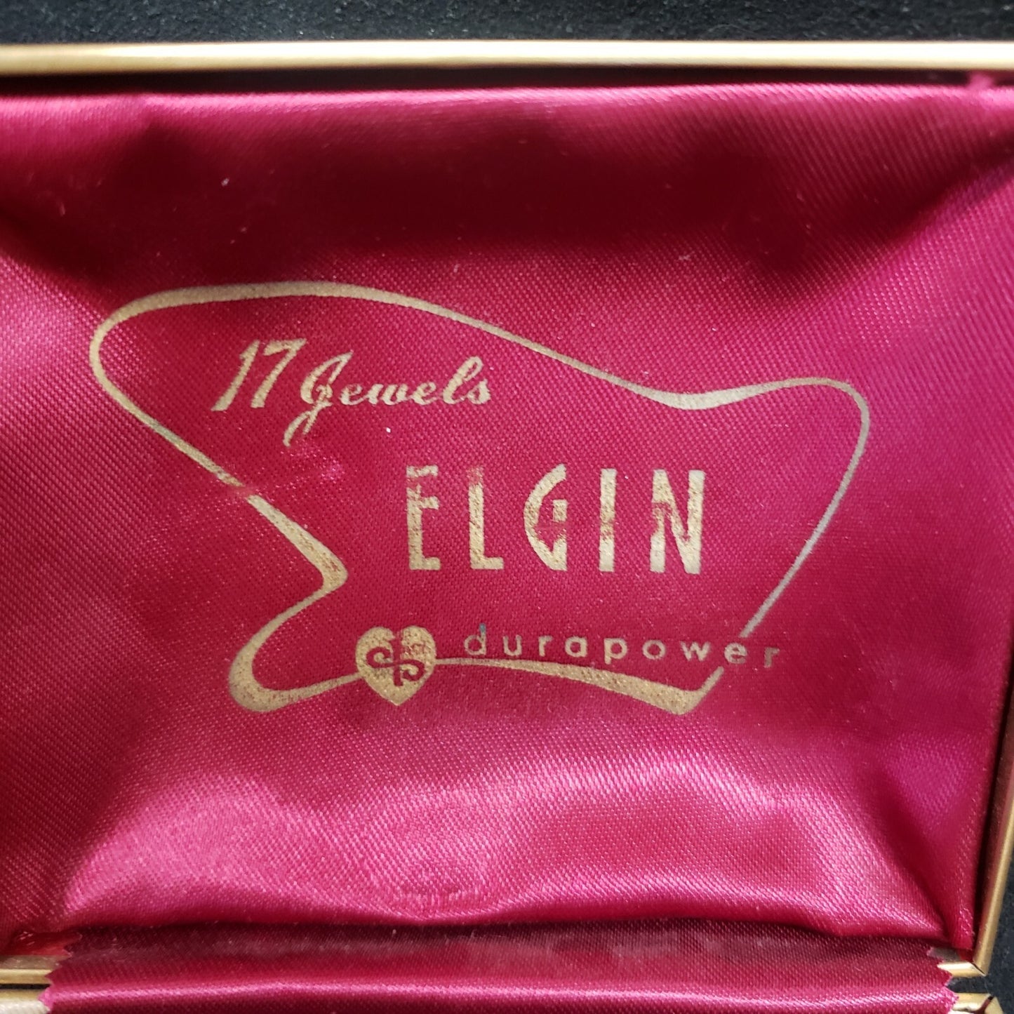 Vintage Original Box for Elgin 17j Durapower Watch---Box Only