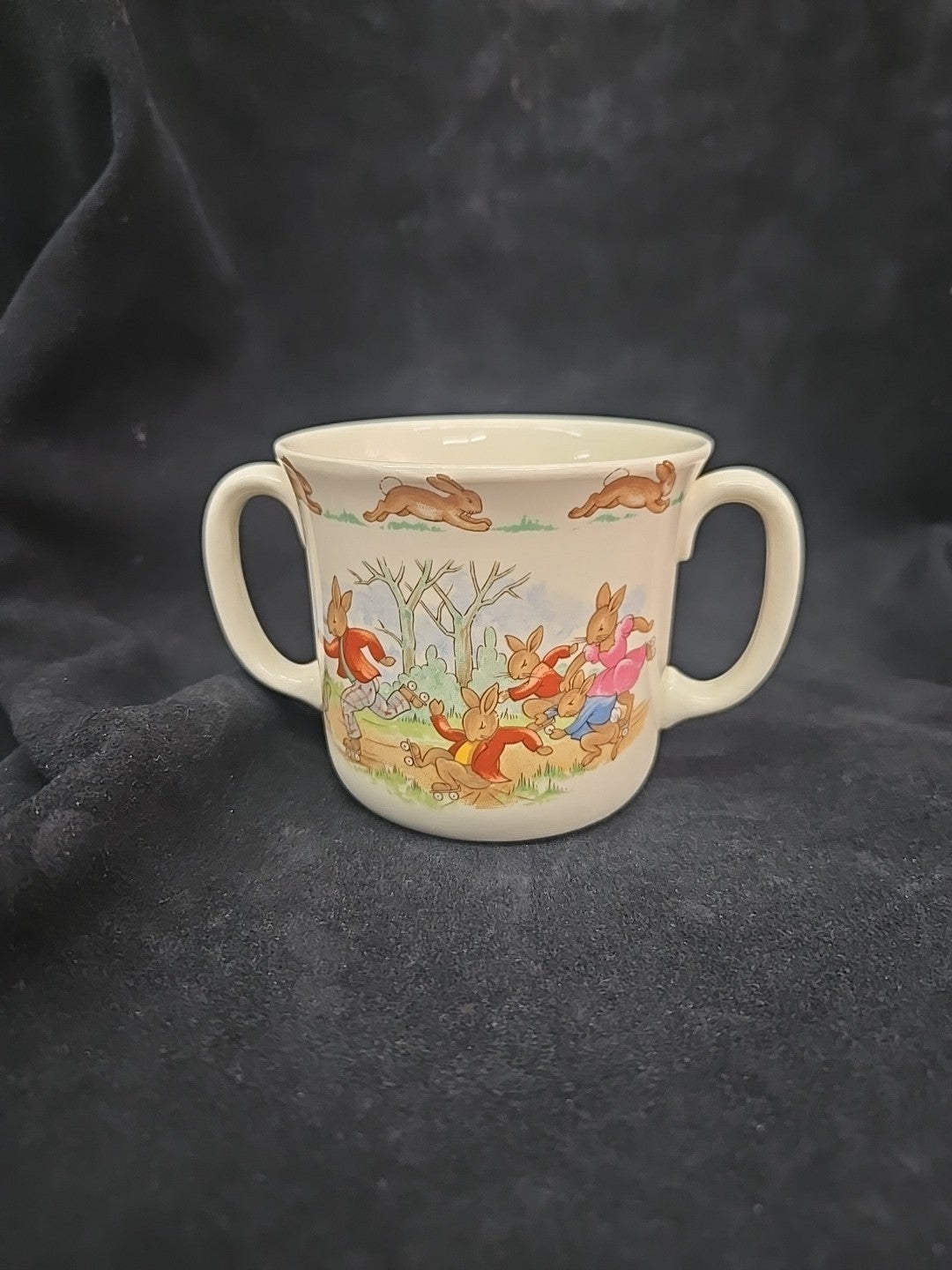 Royal Doulton Bunnykins Double-Handled Child's Mug English Fine Bone China