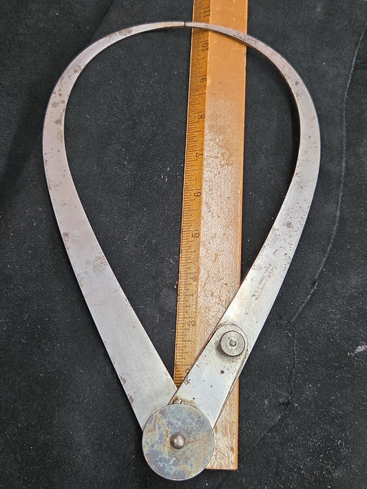 L. S. Starrett 10 1/2" Lock Joint Outside Calipers