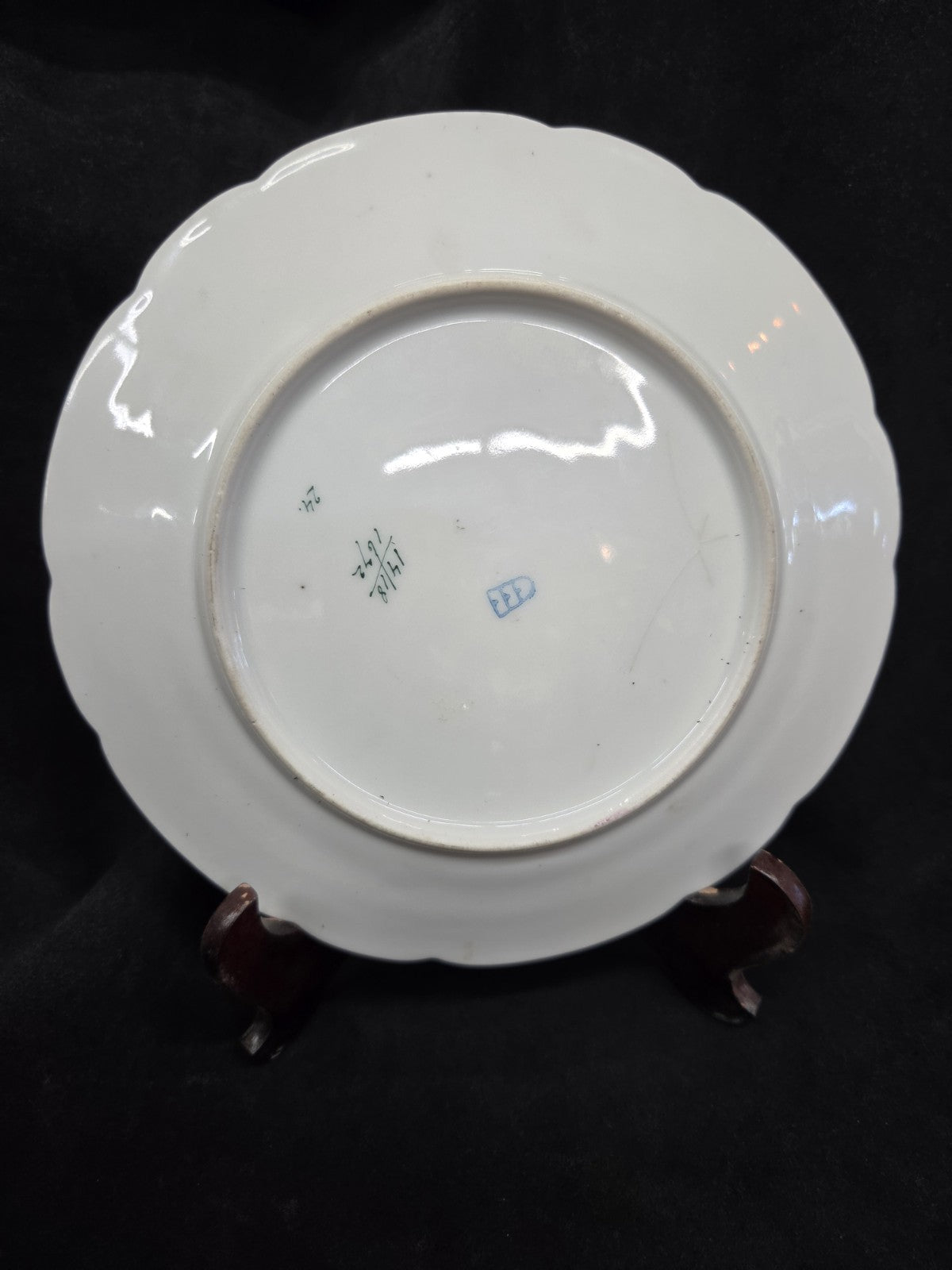 Fine Antique Royal Vienna Hand Painted Plate Beautiful Couple Cupid Portrait