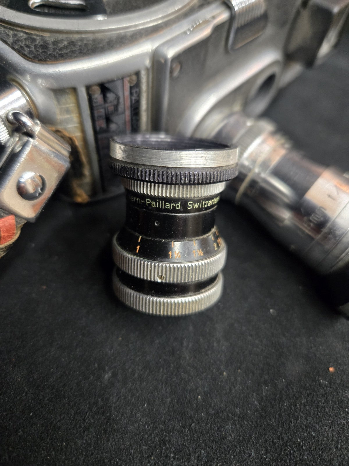  Paillard Bolex B8 8mm Movie Camera *UNTESTED*, Kern Paillard 13mm Lens