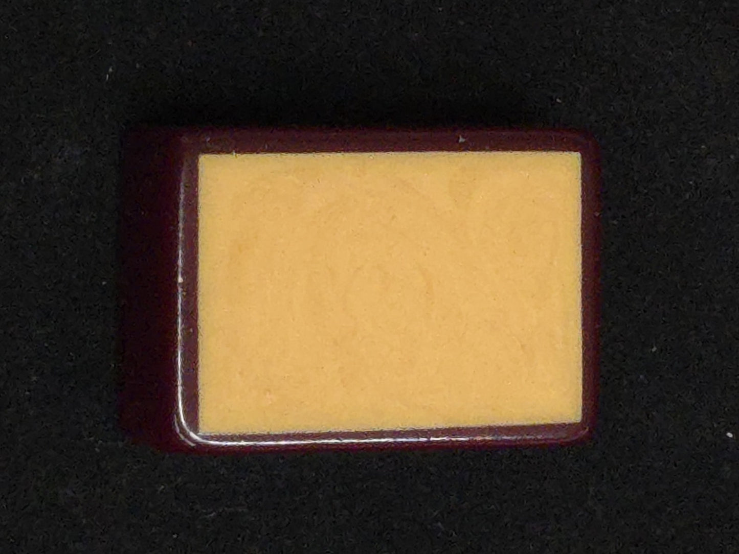 Enrobed Burgundy Bakelite Catalin Mahjong Tile Replacement | Four Bams