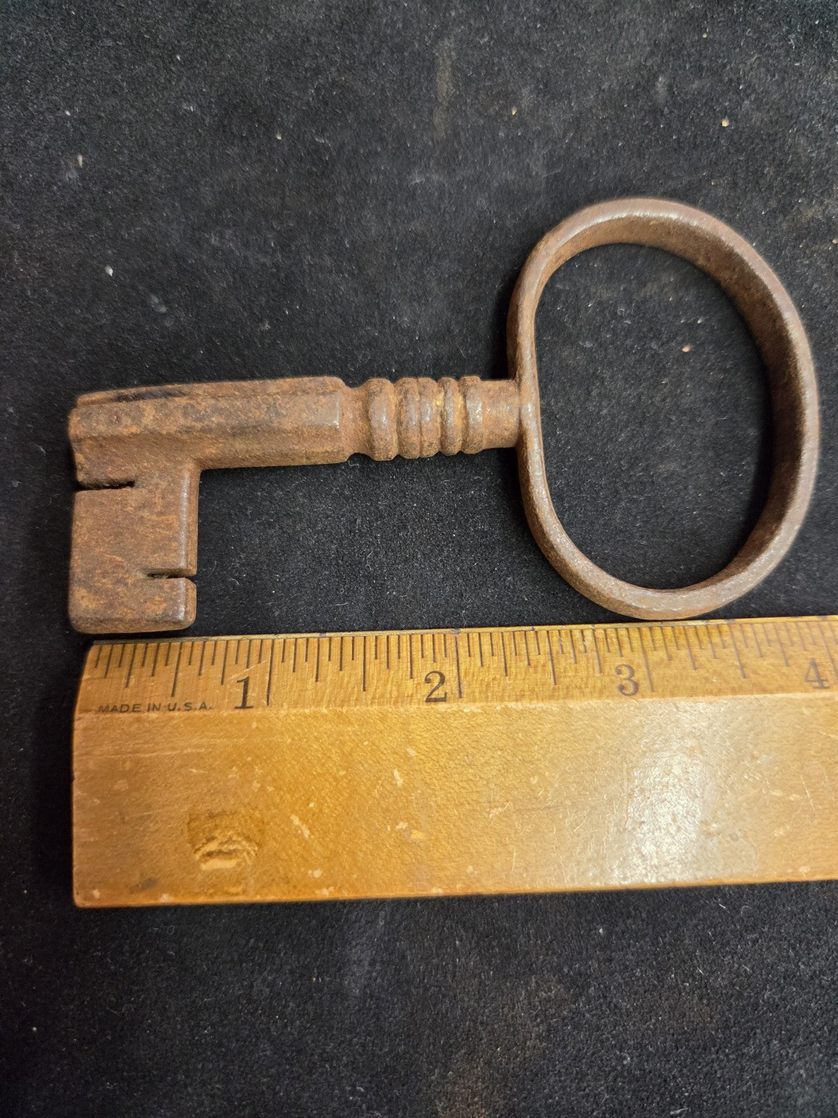 18th Century Castle Church Cast Iron Key Warded