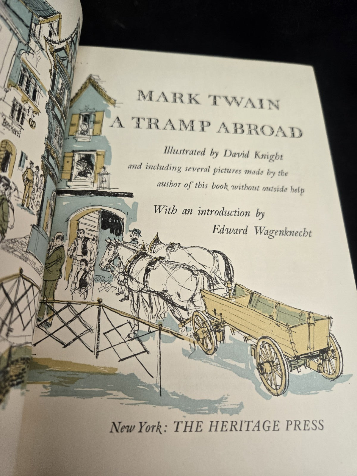 Mark Twain. A Tramp Abroad. [Heritage Press]