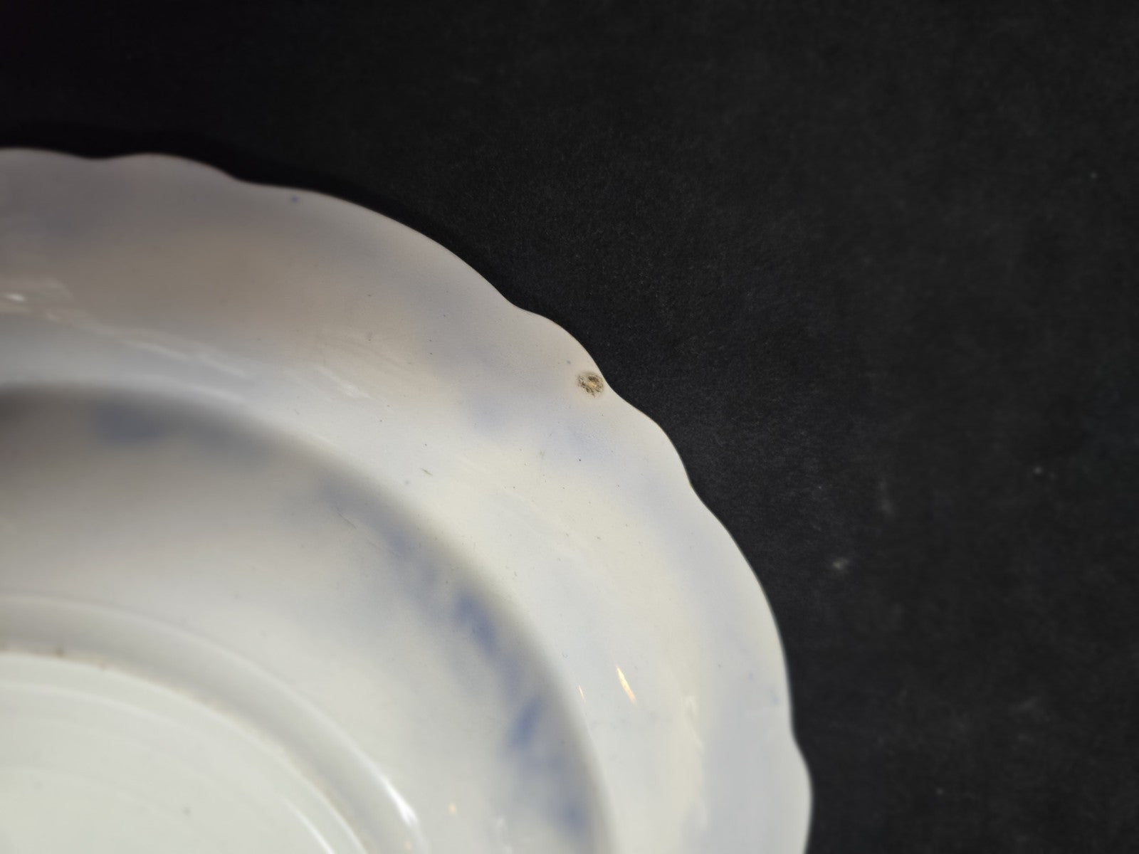 W.H. Grindley England Flow Blue 10" Soup Bowl