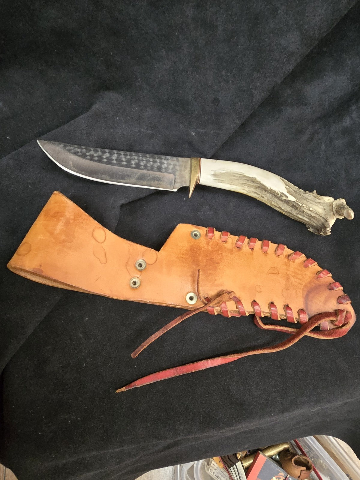 Vintage KEN RICHARDSON CUSTOM Antler Handle