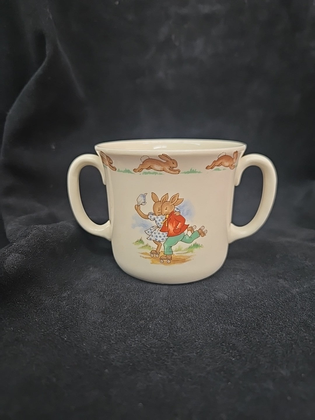 Royal Doulton Bunnykins Double-Handled Child's Mug English Fine Bone China