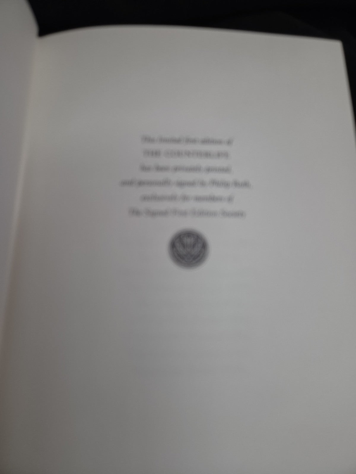 THE COUNTERLIFE By Philip Roth (Franklin Library Signed 1st Edition 1986)