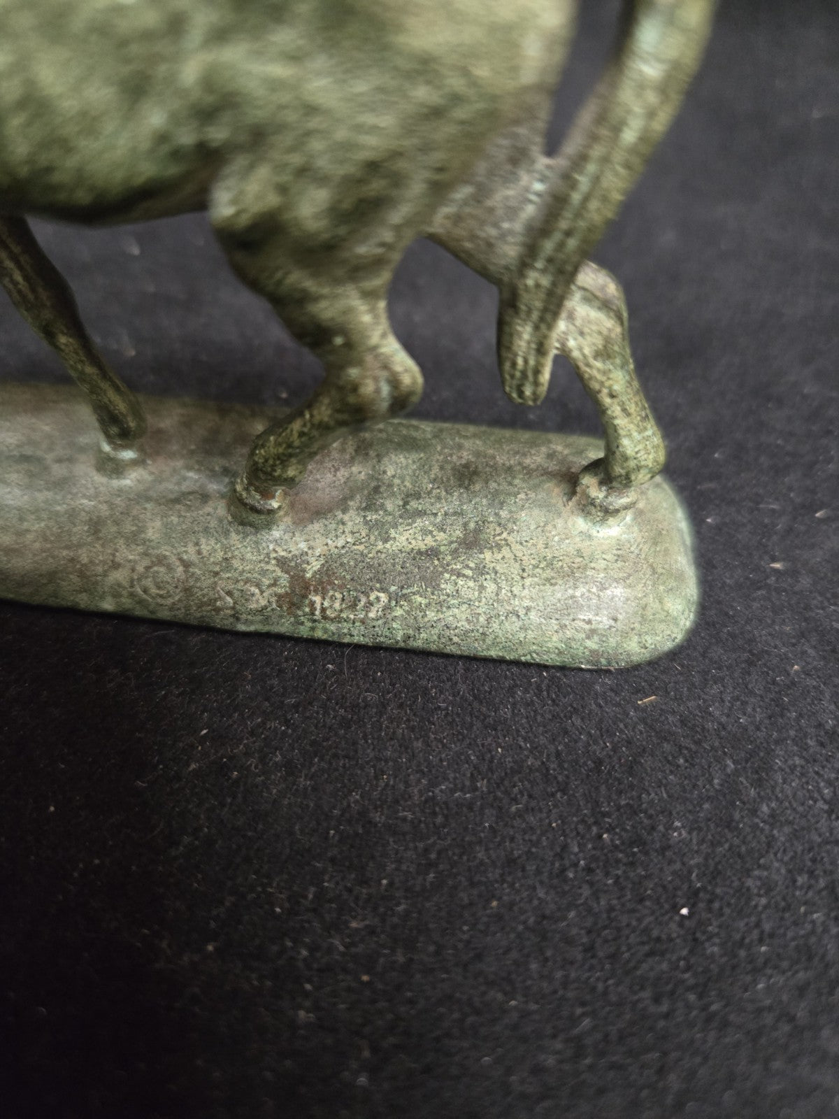 Vintage American Bronze Horse | Signed | Simon Moselsio | 1927