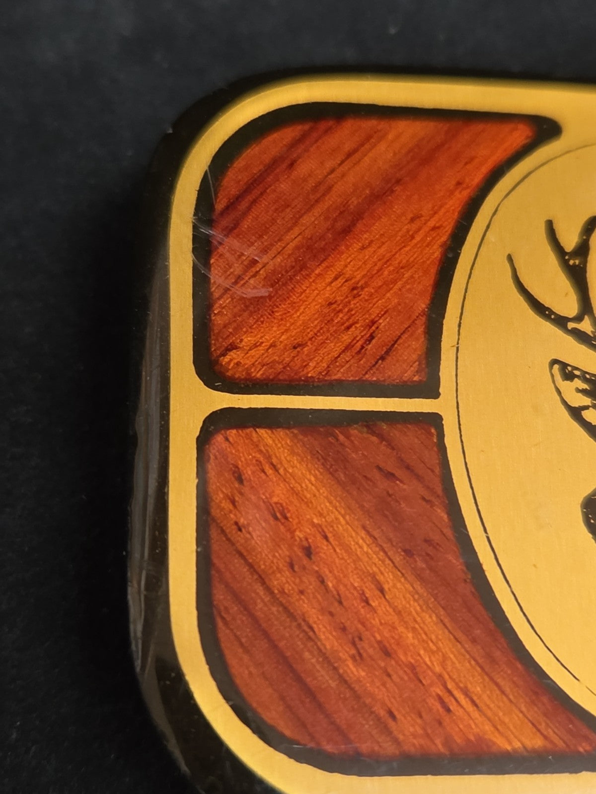 Harmony Metal Solid Brass Belt Buckle Buck Deer Head