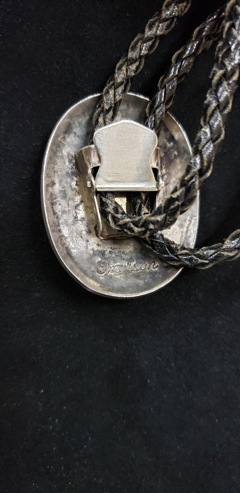 Vintage Emerson Bill Sterling Bolo Tie