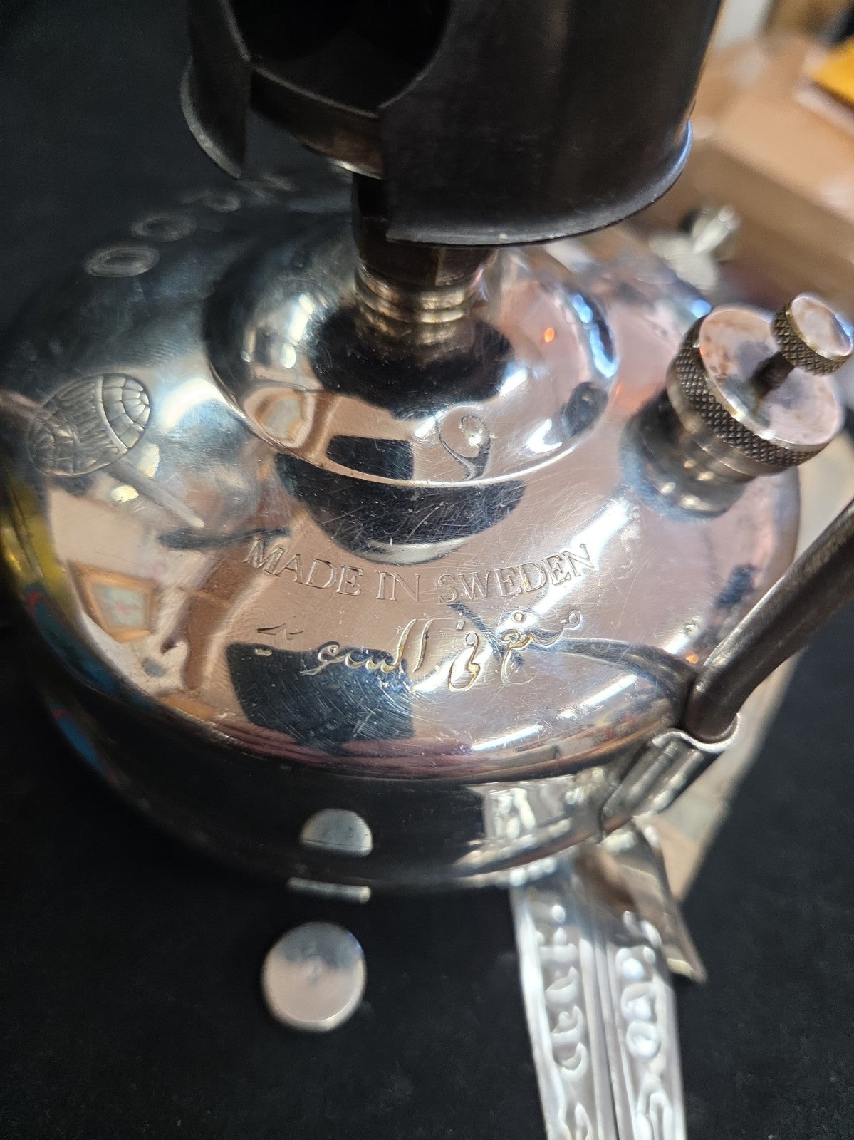 1950's Optimus No. 00 Chrome Plated Camping Stove Untested
