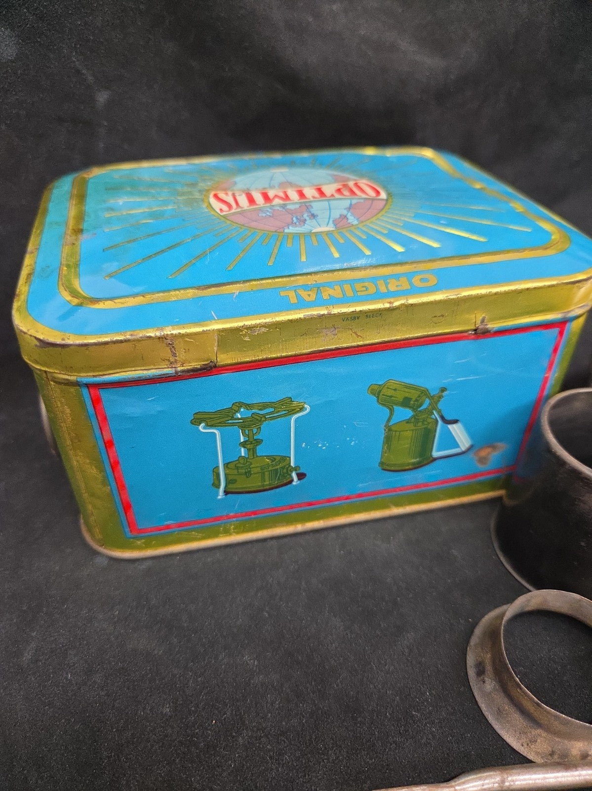 1950's Optimus No. 00 Chrome Plated Camping Stove Untested