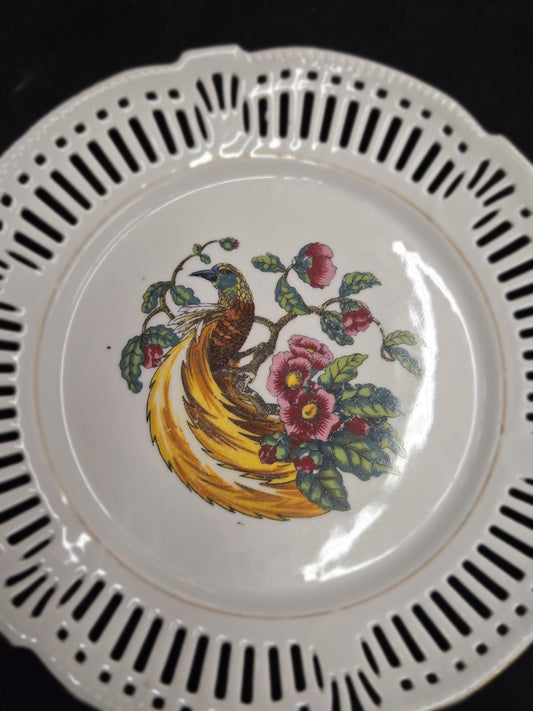 Schwarzenhammer 8 1/4" Bird of Paradise Decorative Plate Made in Germany