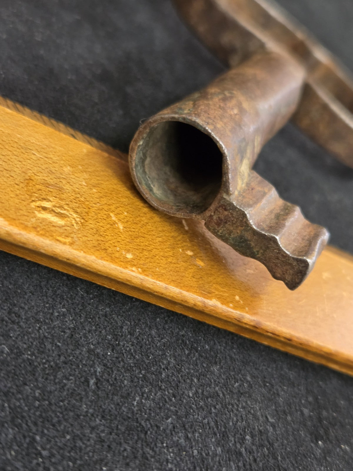 Antique Castle Church Cast Iron Key