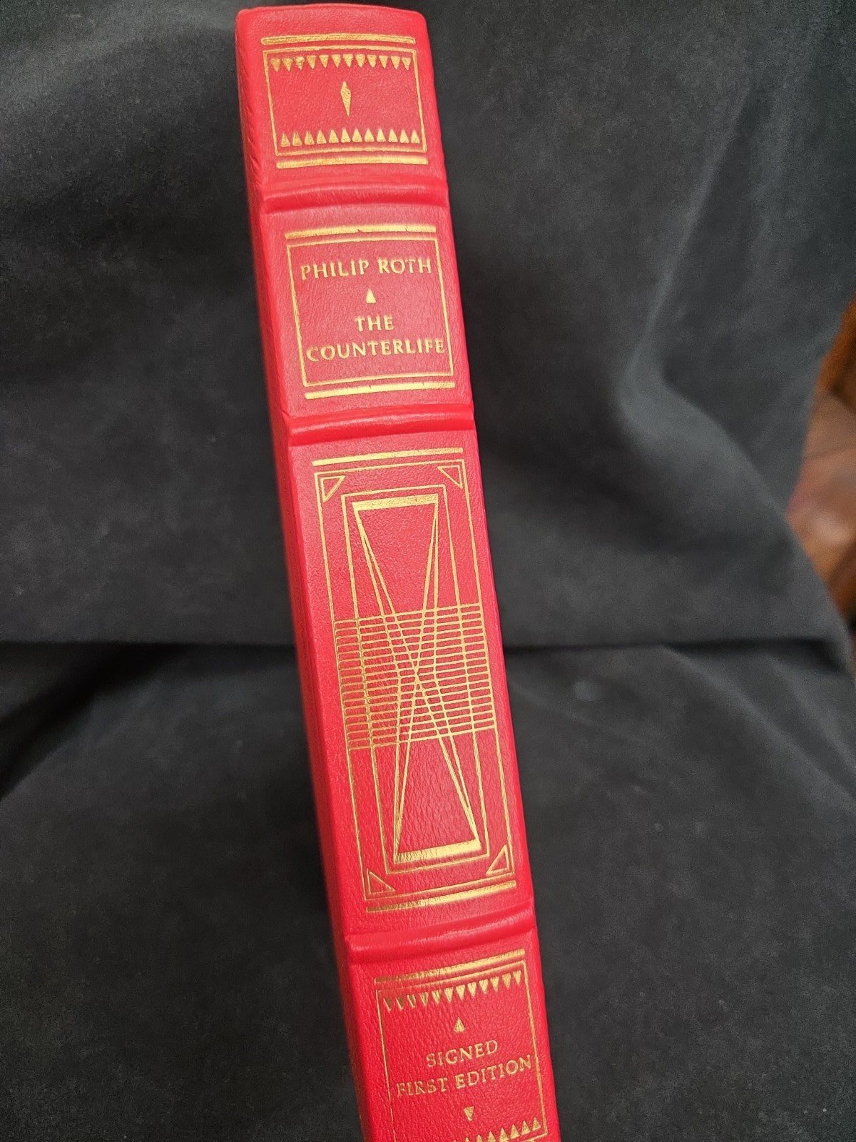 THE COUNTERLIFE By Philip Roth (Franklin Library Signed 1st Edition 1986)