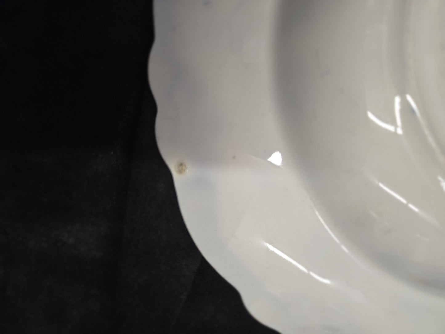W.H. Grindley England Flow Blue 10" Soup Bowl