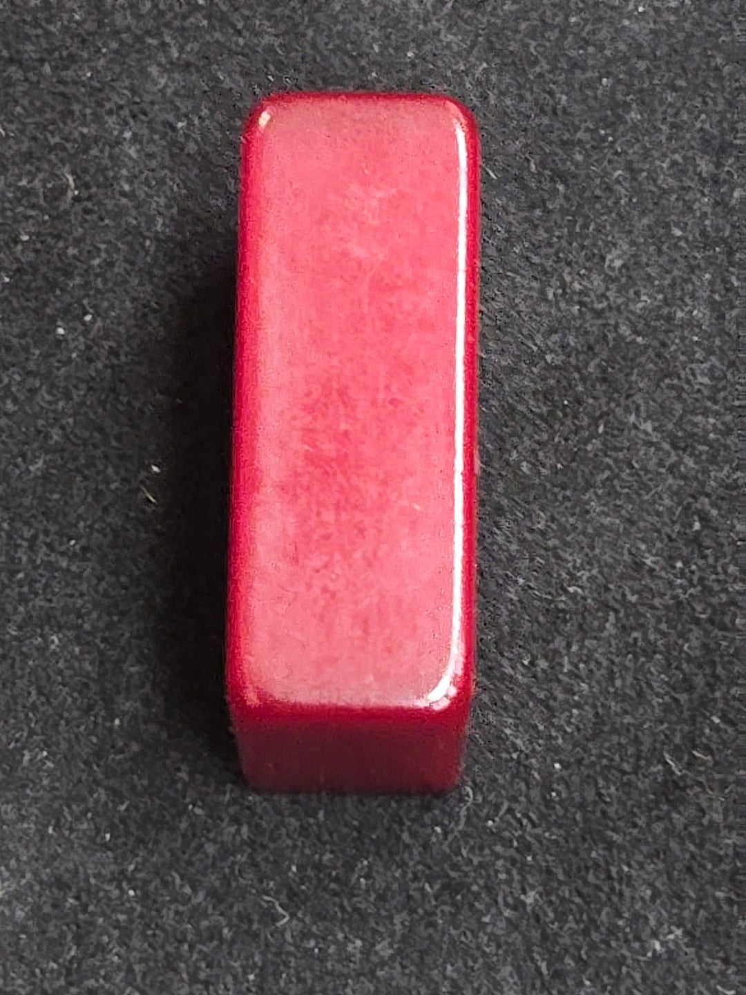 Enrobed Burgundy Mahjong Tile Replacement | Red Dragon