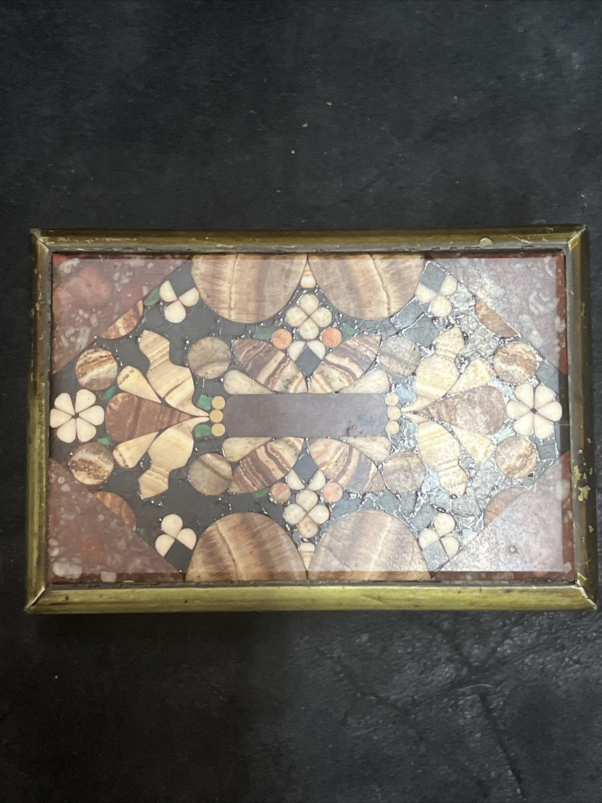 Vintage Pietra Dura Small Box
