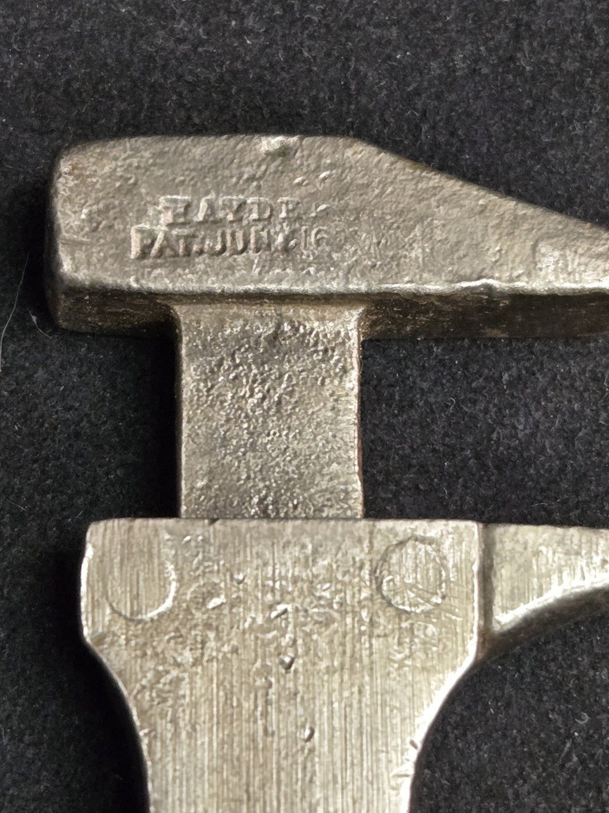Rare Vintage Hayden’s 4” Adjustable Machinist Wrench Pat June 16, 1880 USA 
